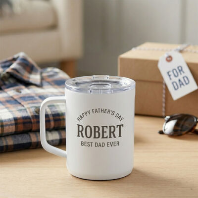 Custom Engraved Father's Day 16oz Mug, Corporate Gift Thumbnail